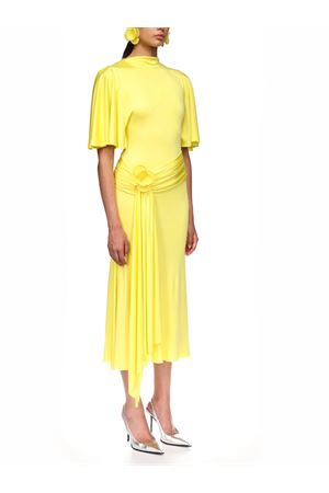 Abito midi in jersey giallo DAVID KOMA | RE26DK62DYELLOW